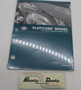 Harley Davidson Official Factory 2007 FLHTCUSE2 Parts Catalog 99428-07