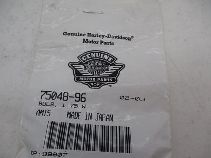 Pack of 5 Harley Davidson Genuine 1.75W Clear Bulbs 75048-96