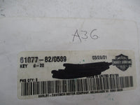 Harley Davidson Genuine NOS Key Set 61077-82 Code: 0589