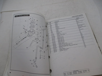Harley Davidson Official Factory 2002 Softail Parts Catalog 99455-02A
