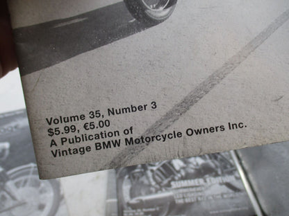 Complete Set of 4 The Vintage BMW Motorcycle Magazines Volume 35