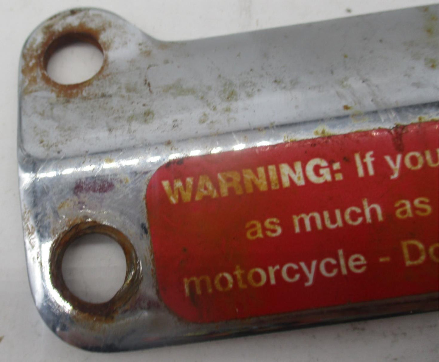 Harley-Davidson Handlebar Chrome Top Cover Clamp