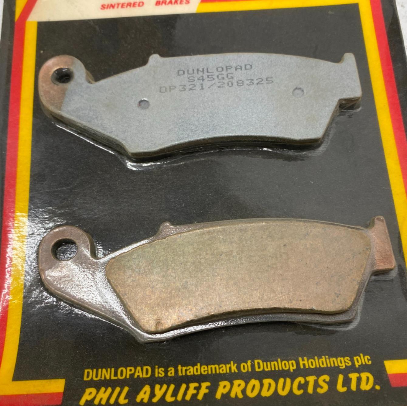 Dunlopad Motorcycle Brake Pads DP321 93-94 KLX Kawasaki