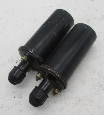 Pair of Vintage Yamaha Motorcycle Coils Hanshin 6V HS-6B