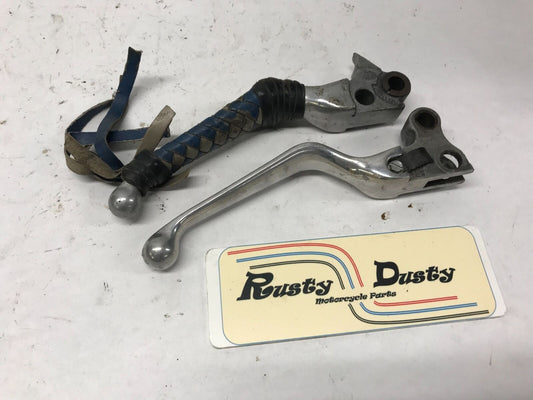97-07 HARLEY Touring Softail Dyna Sportster Brake & Clutch Lever Set OEM