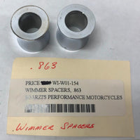 Wimmer Spacers W1-W01-154 Spacers .863 Harley Chrome