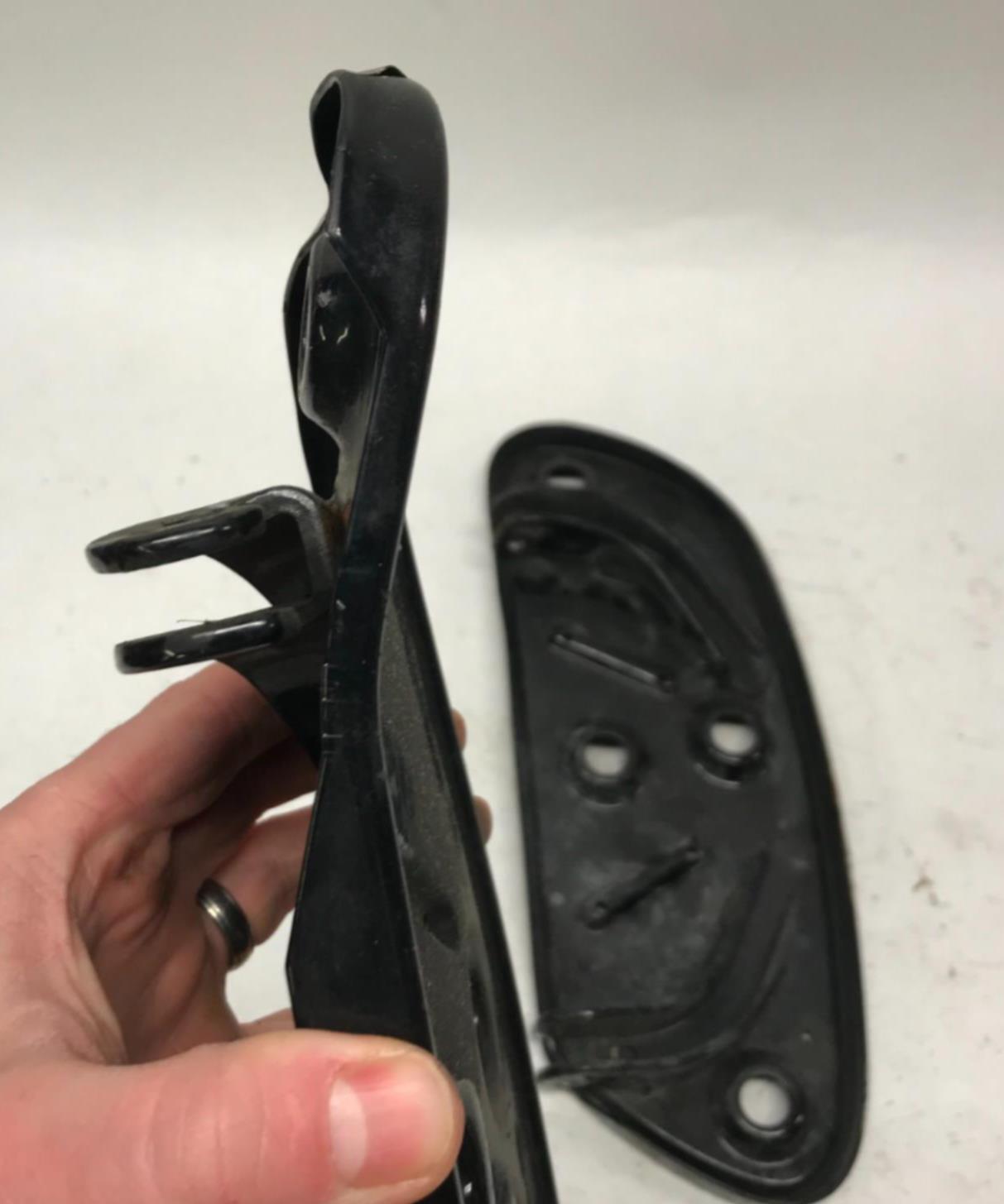 Harley Davidson 2010 - up Black Floor Foot Board Base Plates