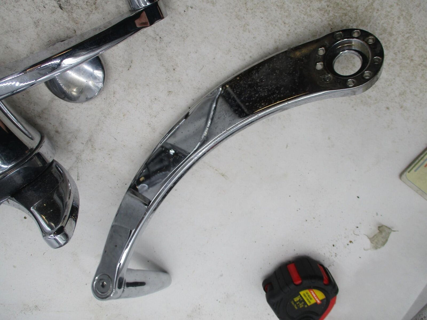 Set of Chrome Custom Forward Control Set for Harley Davidson Softail