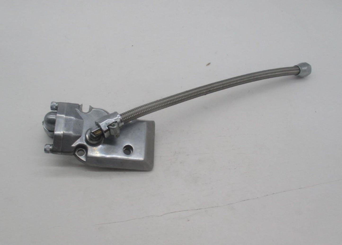 Harley Davidson CCI Custom Chrome Oil Pump Single Side Cover with Oil Line