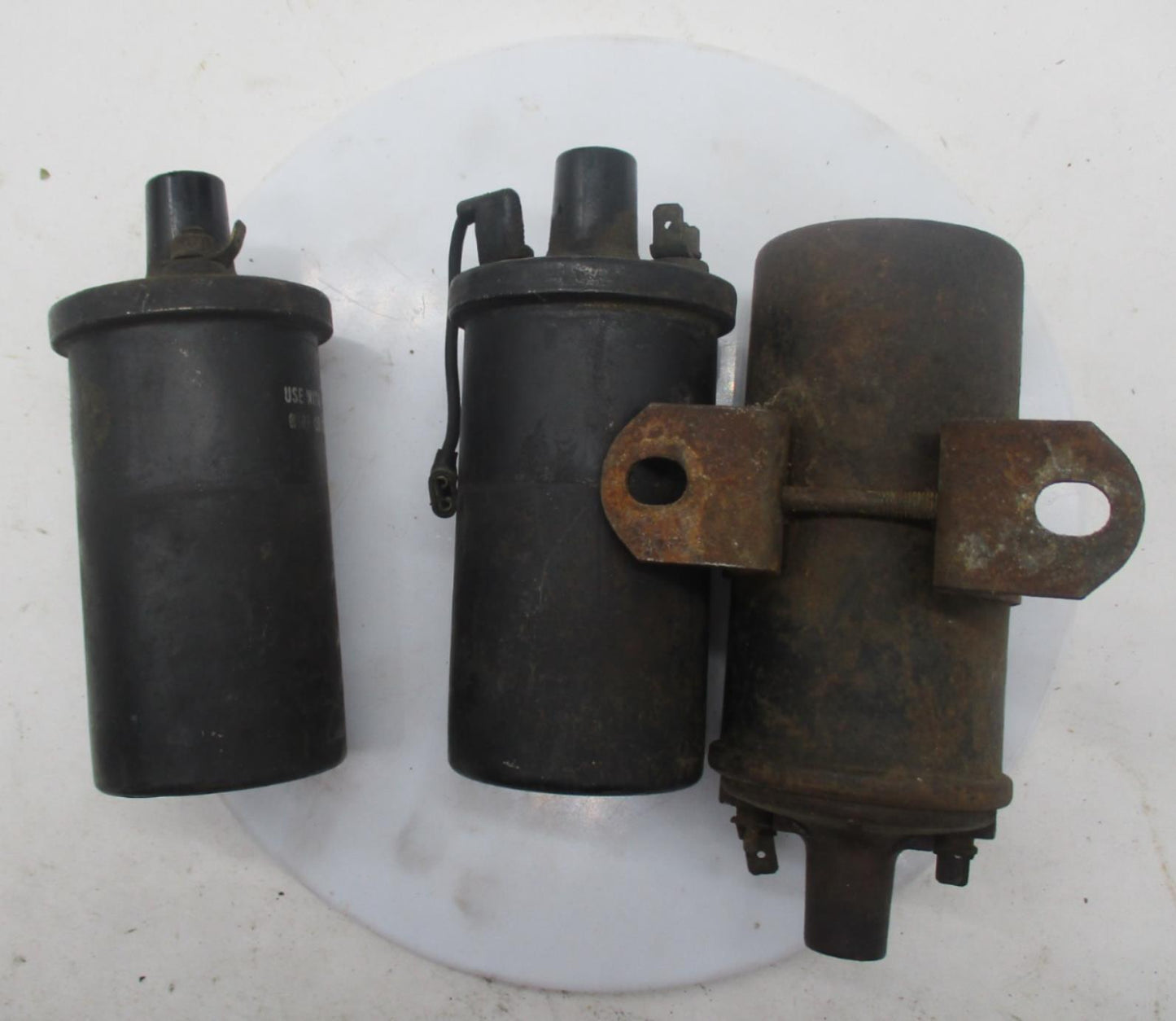 Lot of 3 Vintage Motorcycle Ignition Coils 12 Volts 126