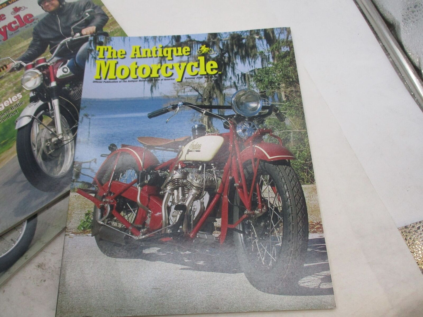 Complete Set of 4 The Antique Motorcycle Magazines All Issues from 2005 Vol. 44