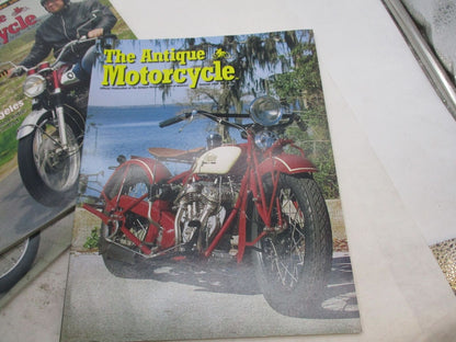 Complete Set of 4 The Antique Motorcycle Magazines All Issues from 2005 Vol. 44