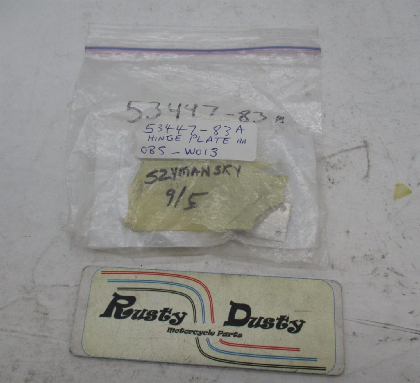 Harley Davidson Genuine NOS Luggage Box Hinge Plate 53447-83A