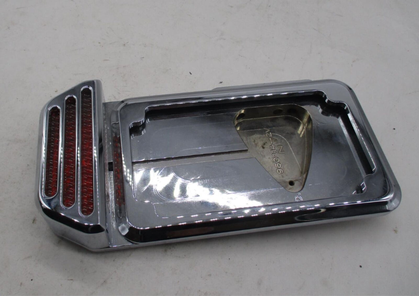 Harley Davidson Chrome Chopper JM Side Mounted License Plate Bracket 960114-2V