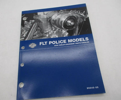 Harley Davidson Official Factory Genuine 2005 FLT Police Parts Catalog 99545-05