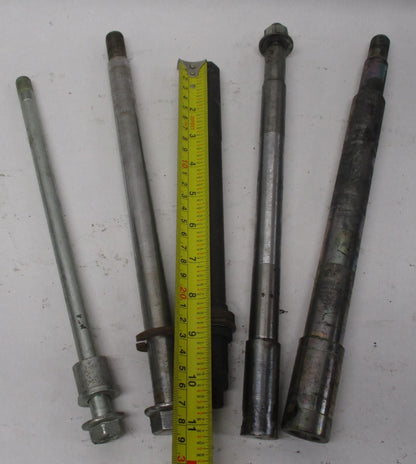 Mixed Lot of (5) Harley Front Rear Wheel Axles Softail Dyna sportster #4