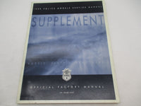 Harley Davidson Official 1999 Police Service Manual Supplement 99483-99SP