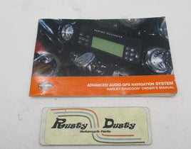 Harley Davidson Advance Audio GPS Navigation System Owners Manual 76402-06