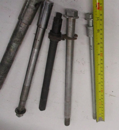 Mixed Lot of (5) Harley Front Rear Wheel Axles Softail Dyna sportster #4