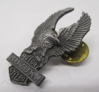 Suzuki Motorcycle Bike Chopper Cruiser Rider Vest Jacket Eagle Metal Pin