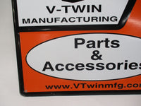 Harley Davidson V-Twin Manufacturing Parts & Accessorie Tin Sign 17.5" x 17.5"