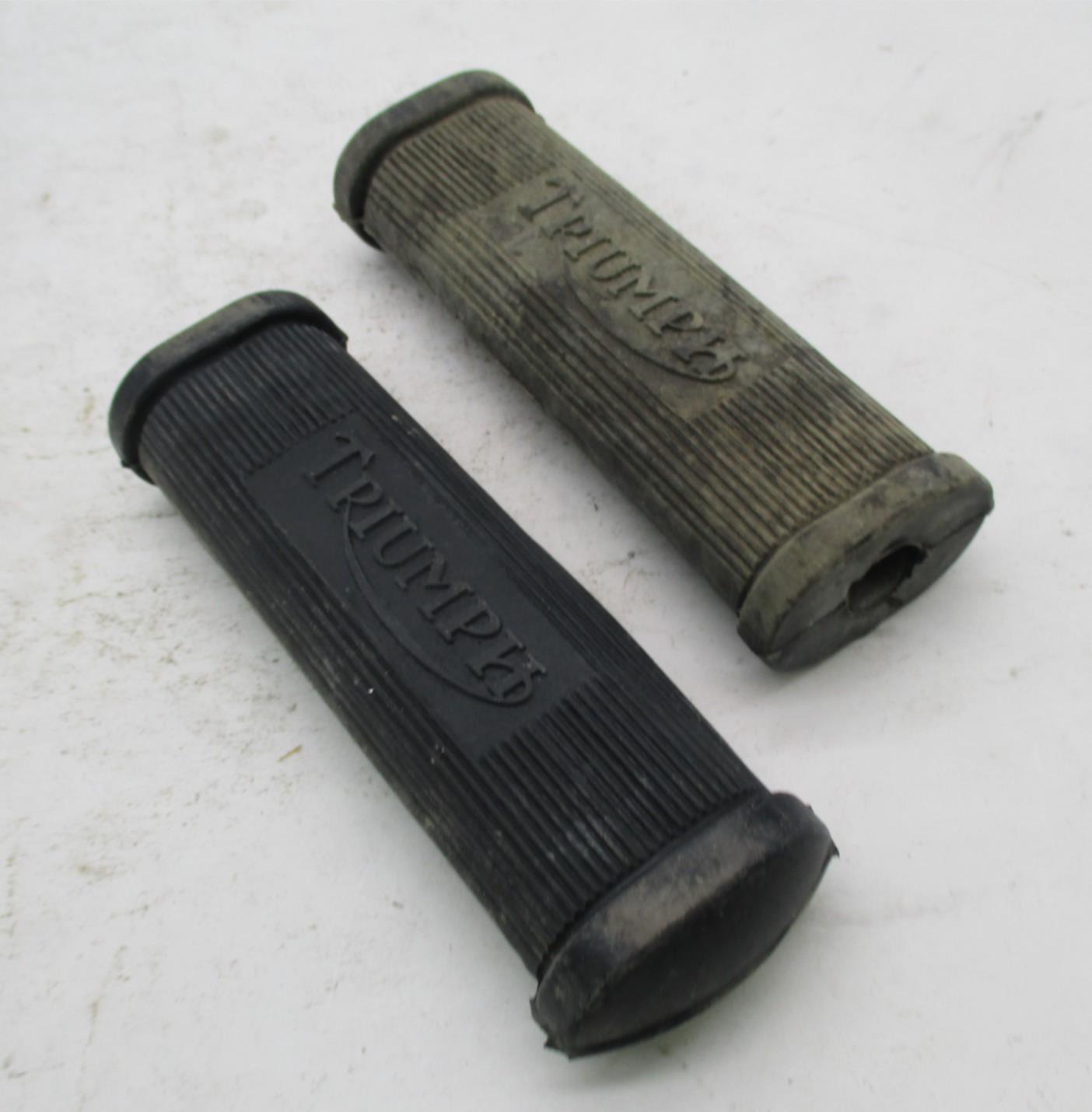 Pair of Triumph T120 TR6 6T 5T Pre Unit Rear Foot Rubber Replacements