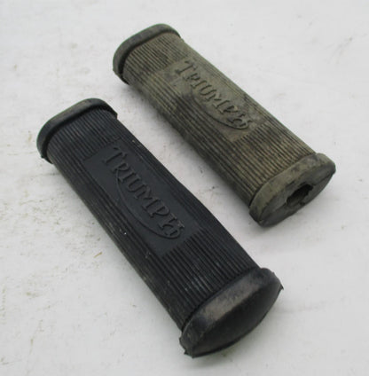 Pair of Triumph T120 TR6 6T 5T Pre Unit Rear Foot Rubber Replacements