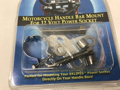Eklipes Motorcycle Handle Bar Mount 12 Volt Power Socket EK1-160