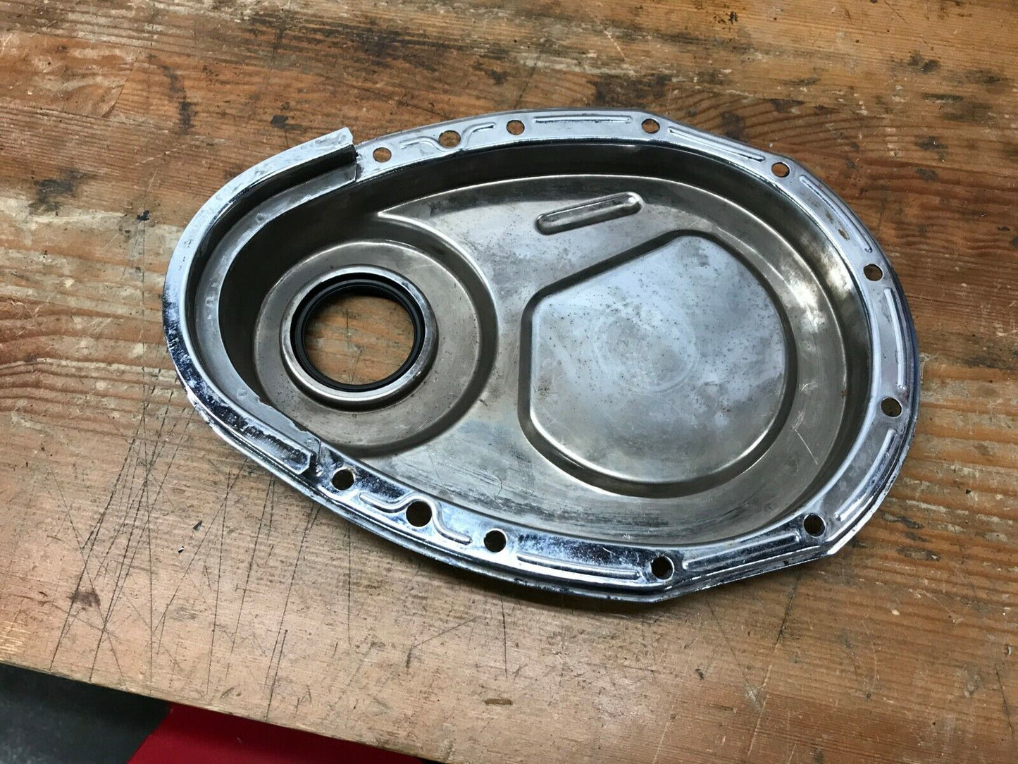 Chevy 350 small block timing chain cover nice condition