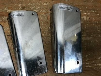 Lot of 3 Harley Chrome Fork Right side Covers 1986+ 67890-91A Fatboy Softail
