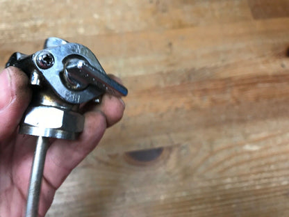 Harley FL FX FLSTF Fuel Gas Tank Petcock Selector Valve Japan Chrome