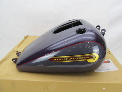 Harley Davidson Genuine NOS Fat BOB Gas Tank Purple & Grey 61586-04B