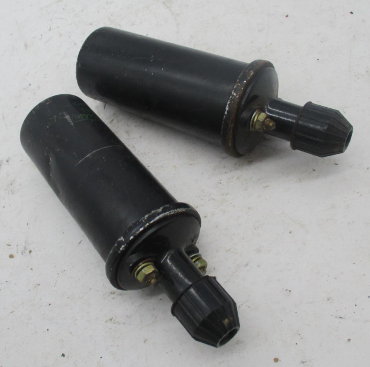 Pair of Vintage Yamaha Motorcycle Coils Hanshin 6V HS-6B