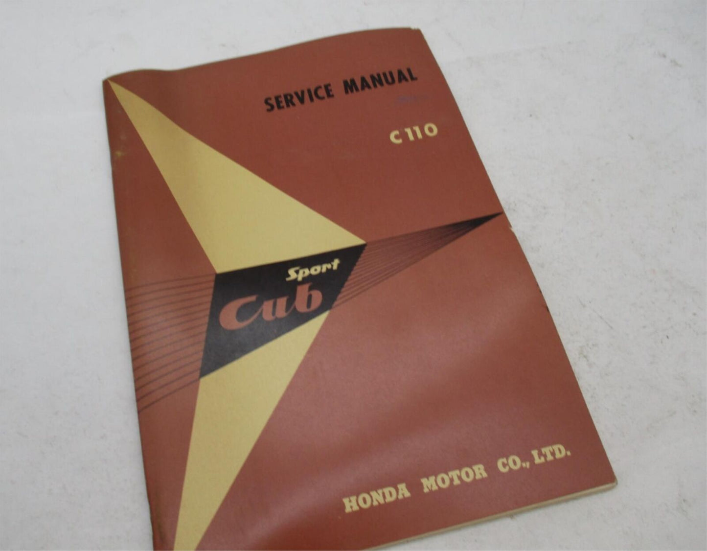 Honda Motor Co. Factory Sport Cub C110 Service Manual Book