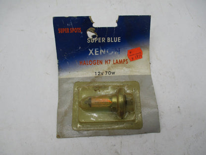 Super Spots Xenon Halogen H7 Motorcycle Lamps Bulb 12 Volts 70 Watts