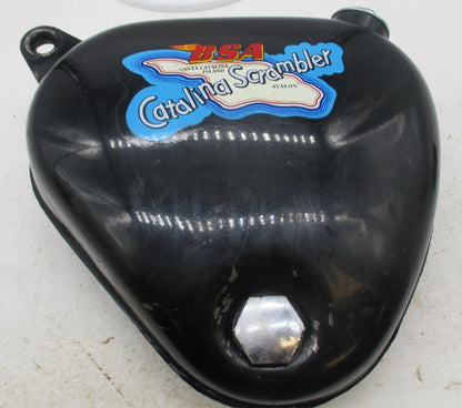 Genuine Original BSA Catalina Scrambler Black Oil Tank / Side Cover