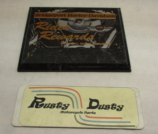 Bridgeport Harley Davidson Biker Club Member Membership Plaque