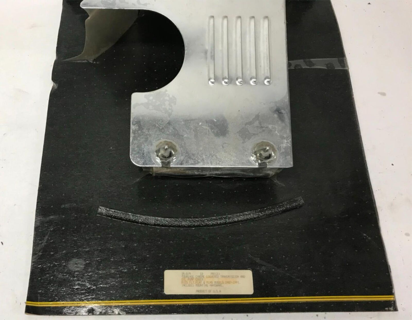Harley Custom Chrome Louvered Transmission Cover FLT FLHT FLHS 87-91