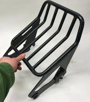 Harley Touring Quick Release Luggage Rack ElectraGlide RoadKing Black OEM