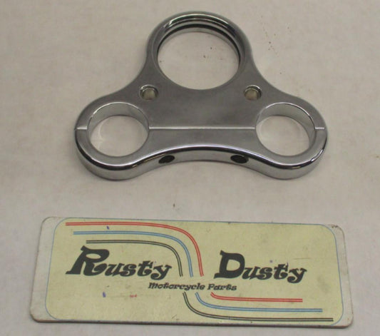 Harley Davidson Chrome Gauge Brace Clamp