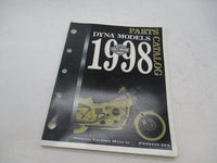 Harley Davidson Official Factory 1998 Dyna Parts Catalog 99439-98A