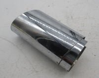 Harley Davidson Slash Cut Chrome 3" Exhaust Tip 6.5" Length