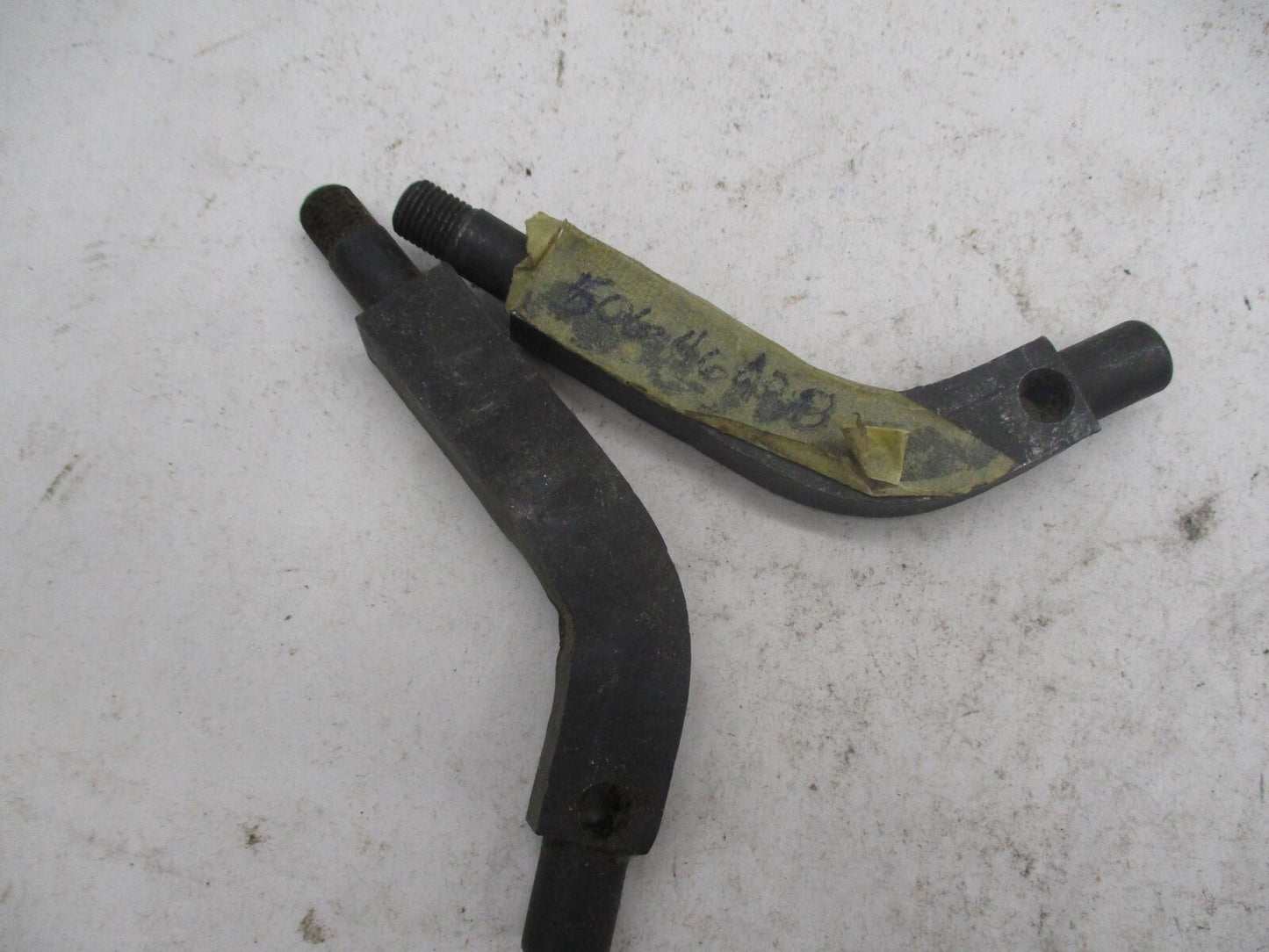 Lot of 2 Harley Genuine Foot Rest Panhead Knucklehead Mounts Bracket 50646-48B