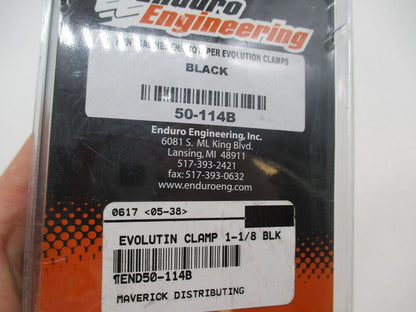 Enduro Engineering Evolution Clamps 1-1/8" Bars Black  50-114B