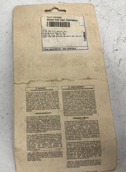Tuf Stop Brake Pads 1721-0032 Kawasaki ZX10R ZX6R ZX12R