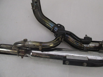 Harley Davidson Softail Exhaust System w/ Aftermarket Slash Cut Slip Ons #1