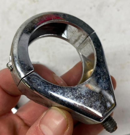 set of (2) Harley Windshield Mounting Clamps Brackets