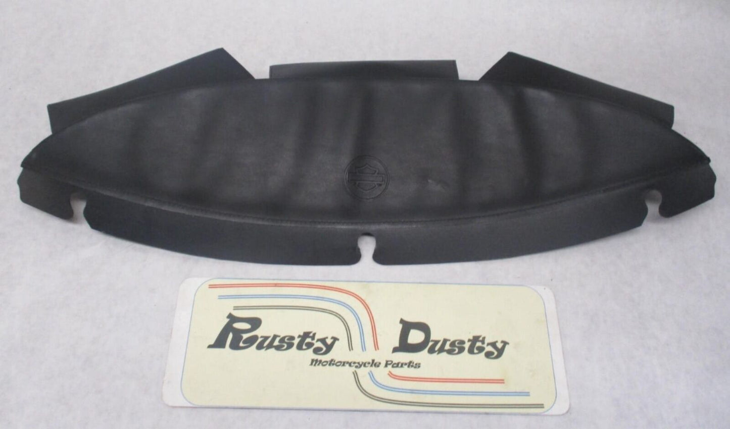 Harley 2014-22 Genuine Leather 3 Pocket Batwing Windshield Fairing Pouch