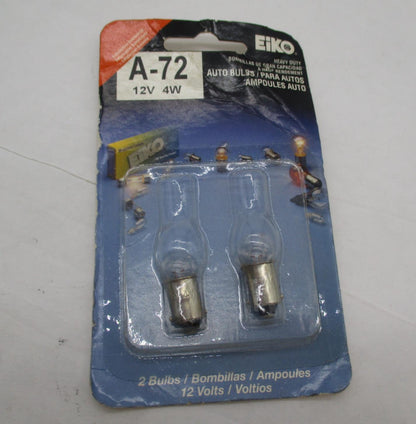 Eiko Heavy Duty 2 Bulb Harley Davidson 12V 4W A-72
