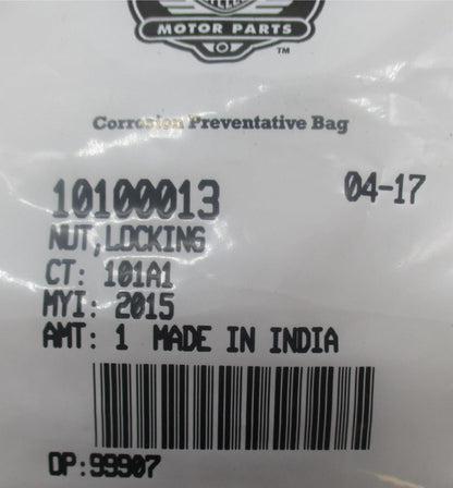 Lot of 10 Harley-Davidson Genuine NOS Fuel Pump Self-Locking Nuts 10100013